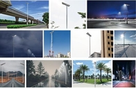 100W large flat panel design all in one integrated solar street light with switch control